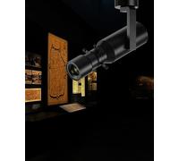 Foco de techo LED regulable, 18W luz de forma de apertura ajustable, montado en el techo Direccional Spot Light para Museo de Arte Galería de Exposiciones de Arte 2700k