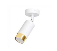 Foco de techo orientable mura blanco/oro marca wonderlamp