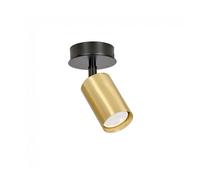 Foco de techo orientable tao negro/oro marca wonderlamp