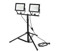 Foco doble 2x100W SMD LED 2 x 8500lm en un soporte de 1,8 m