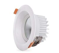Foco Downlight Circular LED 9W 1260Lm 2700ºK Anti-Deslumbrante UGR19 40.000H [HO-DL-AD-COB-9W-WW] | Greenice