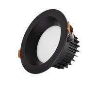 Foco Downlight Circular LED 9W 900Lm 6000ºK Anti-Deslumbrante UGR19 40.000H Negro | Greenice