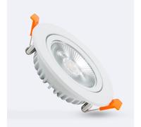 LEDKIA Foco Downlight LED 10W Circular COB CRI90 Slim Corte Ø 90 mm No Flic