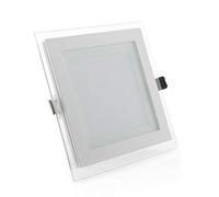 Foco Downlight LED 12W 1200Lm 4200ºK Cuadrado Cristal 40.000H [GR-MB02-12W-W] | Greenice