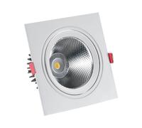 LEDKIA LIGHTING Foco Downlight LED 15W Cuadrado Madison Corte Ø 115 mm 3000K Blanco Cálido