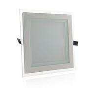 Foco Downlight LED 18W 1800Lm 6000ºK Cuadrado Cristal 40.000H [HO-MB02-18W-CW] | Greenice