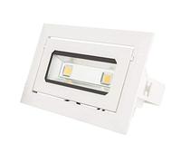 Foco Downlight LED 20W 1.800Lm 6000ºK Rectangular Basculante 40.000H [HO-DRECTBAS-20W-CW] | Greenice