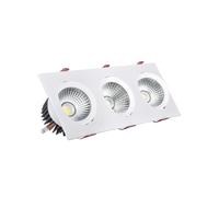 Foco Downlight LED 30W Rectangular Madison Corte 315x95 mm