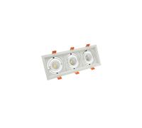 Foco Downlight LED 3x10W CREE-COB Direccionable Madison (UGR 19) Corte 295x110