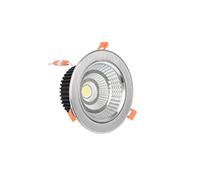 Foco Downlight LED MA002 20W (ARO PLATA NEUTRA) 4000K