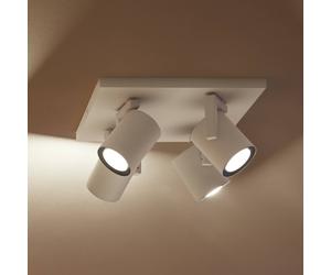Foco downlight LED para techo Philips Hue Argenta, blanco, 4 luces RGB CCT