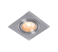 Foco Empotrable Aluminio Cromo Cocina GU10 B: 9 CM Focos de Techo Salón