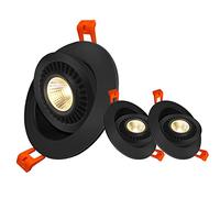 Foco empotrable COB de 3 W, 5 W, 7 W y 12 W con r de ángulo Ajustable y Globo Ocular, luz Diurna, LED, cardán.
