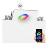 Foco empotrable de escayola LED GIEDI DIY incl. Smart Home RGBW GU10 Lámpara