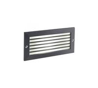Foco empotrable de exterior LED de 10 W de pared con rejilla Sovil Escape Negro