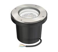 ledscom.de Luminaria empotrada en el suelo BOFU para exterior orientable de acero inoxidable IP67 150mm Ø incl. lámpara LED (blanco, 2,076W, 206lm, 110°)