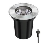 Foco empotrable de suelo BOJA para exterior acero inoxidable redondo IP67 108mm [EEK: F]