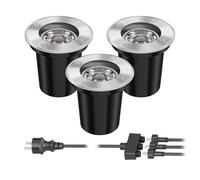 Foco empotrable de suelo BOJA para exterior acero inoxidable redondo IP67 108mm