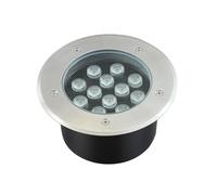 Foco empotrable de Suelo para Exteriores de bajo Voltaje, CA 12/24 V, IP66, LED, para pasarelas, Puentes, Jardines, Caminos y paisajes (Verde, 3 W, CA 24 V)