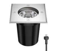 Foco empotrable de suelo REJA para exterior acero inoxidable angular IP67 in