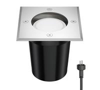 Foco empotrable de suelo REJA para exterior acero inoxidable angular IP67 in