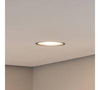 Foco empotrable de techo Bega LED Studio Line, negro/aluminio, fundición True