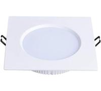 Foco empotrable de Techo Cuadrado Resistente, 5 W, Resistente al Fuego, LED de bajo Consumo.