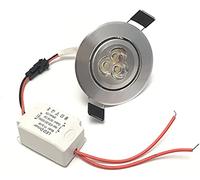 Foco empotrable de techo LED, minifoco empotrable pequeño de 3W Focos de techo empotrables redondos, Foco empotrable de techo LED Foco empotrable de techo mini LED 100-240V 50MM Tamaño del orificio de