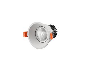 Foco Empotrable Led de 10 W para Techo - Panel Redondo Negro Y - Lámpara de Pared Resistente Al Fuego - Lámparas Impermeables para Baño Y Cocina - Lámpara de Pared de Lujo/Luz Blanca Cálida