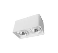 Foco empotrable LED de Doble Cabezal, anslumbrante, Cuadrado, para Sala de Estar, hogar, Pasillo, Techo, Tipo bilis, Foco empotrable.