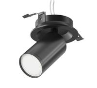 Foco Empotrable Negro Flexible Cocina Pasillo Oficina Ø5,2 cm GU10