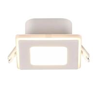 Foco empotrable Nimbus (Blanco, L x An x Al: 8,5 x 8,5 x 3,9 cm, Blanco cálido)