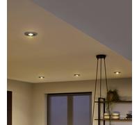 Foco empotrable OSRAM, hormigón oscuro/níquel, Ø 12 cm, GU10-LED