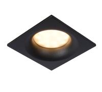 Foco Empotrado Cuadrado Negro Baño Cocina GU10 B:8 Cm Spots De Techo Baño
