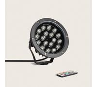 Foco Exterior LED 18W IP67 con Pincho Colmar RGB
