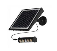 wonderlamp - Foco Proyector de exterior LED solar con sensor de movimiento Mezco 8W, Luz Neutra, IP65