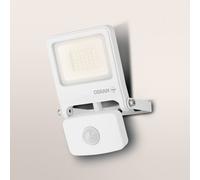 OSRAM Proyector LED ENDURA FLOOD PC 20W 3000K sensor blanco | ENDURA® Flood Sensor Warm White PCR, Outdoor Lanterns, Blanco, 30000 h, Paquete de 1