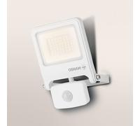 Foco exterior OSRAM ENDURA FLOOD, blanco, sensor 30 W 830 IP44
