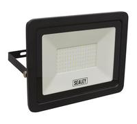Foco Floodlight Extra Delgado Sealey LED115 Con Soporte De Pared 100W SMD LED