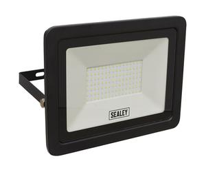 Foco Floodlight Extra Delgado Sealey LED115 Con Soporte De Pared 100W SMD LED