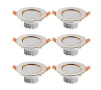 Foco, Focos Led Empotrables de 5 W para Interiores, Focos Empotrables de Techo, Focos Empotrables de Bajo Consumo para Decoración de Baño Y Dormitorio, Aplique de Pared Ac110-240V para el Hogar Y la O