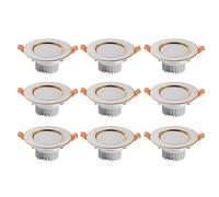 Foco, Focos Led Empotrables de 5 W para Interiores, Focos Empotrables de Techo, Focos Empotrables de Bajo Consumo para Decoración de Baño Y Dormitorio, Aplique de Pared Ac110-240V para el Hogar Y la O