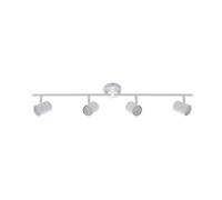 Foco halógeno 'Tomoki' (Moderno) en Blanco hecho de Metal e.o. para Salón & Comedor (4 llamas, GU10) de ELC | lámpara de techo, foco de techo, foco, lámpara, lámpara de techo