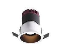 Foco, Iluminación Empotrable Led, Downlights Redondos de Lado Estrecho de Alto Brillo, Lámpara de Techo Led de 5W-15W 3000K-6000K, Ángulo de Haz de 24°, Focos para Baño, Lámpara de Pared/6000K/15W/600