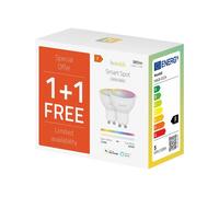 Foco Inteligente Hombli Smart Spot RGB+CCT Pack Promocional RGB GU10 5W 350 Lúmenes
