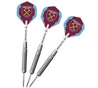 FOCO Juego de dardos de latón con punta de acero con licencia oficial del Football Club Hammers FC (D1429), 22 g