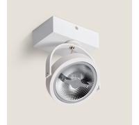 LEDKIA LIGHTING - Foco LED 15W CREE Direccionable | Regulable AR111 | Blanco Cálido 2700K | 800 lm | Rotación 350º | Aluminio PC, Multicolor