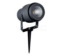 Foco Led COB 12W De Jardín Con Estaca Color Gris V-TAC VT-857-G
