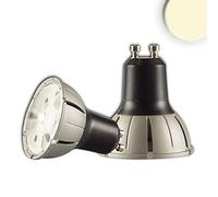 Foco LED COB GU10, 8 W, 10°, 2700 K, CRI>95, intensidad regulable.