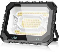 Foco LED de 200 W, con batería, portátil, 16000 lm, 16000 mAh, batería recargable por USB, 5 modos de luz, lámpara de camping portátil al aire libre para camping, emergencias, obras